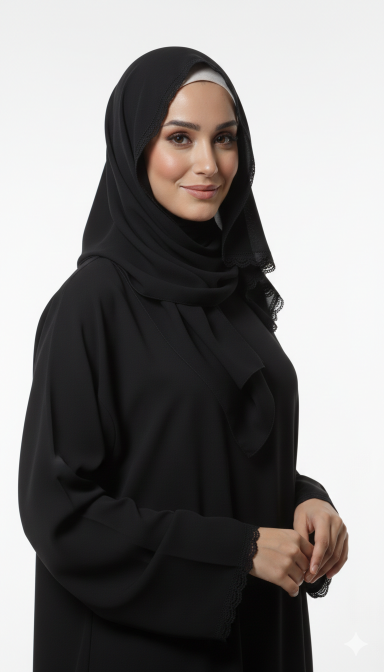 abaya omnia black